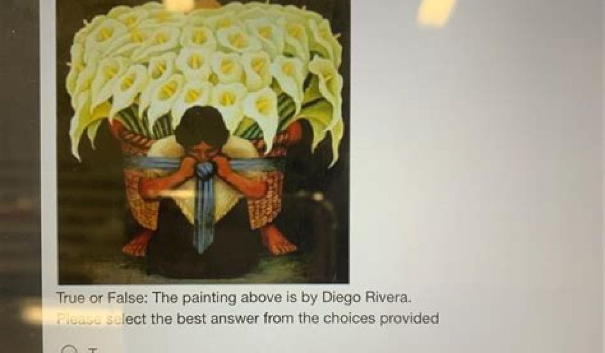 True Or False The Painting Above Is By Diego Rivera