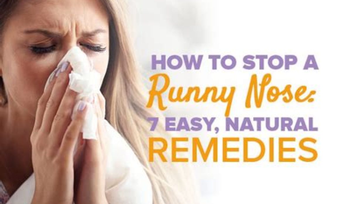 How To Stop Runny Nose